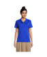 ფოტო #1 პროდუქტის Women's School Uniform Short Sleeve Feminine Fit Interlock Polo Shirt