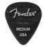 Fender 351 Shape Wavelength Medium Picks Black (6-Pack)