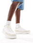 Pull&Bear chunky contrast trainers in white