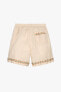 Фото #7 товара Embroidered linen blend bermuda shorts - limited edition