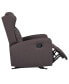 Фото #8 товара Jst Rocking Recliner Chair For Living Room, Adjustable Modern Recliner Chair, Recliner Sofa With Lumbar Support, Classic And Traditional Recliner Chair With Comfortable Arm And Back Sofa (Linen Brown)