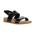 Фото #2 товара VANELi Nelly Wedge Womens Black Casual Sandals NELLY-312930