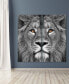 Фото #4 товара King Of The Jungle Ab Frameless Free Floating Tempered Glass Panel Graphic Wall Art, 72" x 36" x 0.2" Each