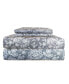 Фото #19 товара Micro Flannel Printed King 4-pc Sheet Set