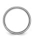 ფოტო #3 პროდუქტის Cobalt Hammered Black IP-plated Center Wedding Band Ring