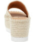 Фото #3 товара Shermer Slide Espadrille Platform Wedge Sandals, Created for Macy's