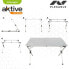 Folding Table Aktive Silver Aluminium 110 x 70 x 70 cm (4 Units)