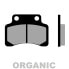 BRENTA MOTO 3205 Rear Organic Brake Pads