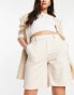 Фото #1 товара Object wide shorts co-ord in sandshell