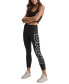 ფოტო #5 პროდუქტის Women's High-Rise Logo Graphic 7/8 Leggings