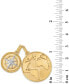 ფოტო #3 პროდუქტის 2-Pc. Set Globe & Compass Amulet Pendants in 14k Gold-Plated Sterling Silver, Created for Macy's