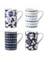 Фото #1 товара Floral Way Mug Set, 4 Piece