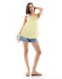 Фото #1 товара Superdry Lace cami beach top in pale yellow