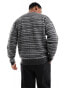 Фото #8 товара Jack & Jones knitted stripe jumper in grey