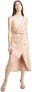 Joie 247746 Womens Tanika Wrap Dress Sleeveless Warm Blush Size Large