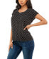 Фото #6 товара Women's Short Dolman Sleeve T-shirt