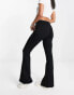 Фото #4 товара Hollister high rise slit flare jeans in black