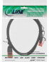 Фото #3 товара InLine Slim Patch cable - U/UTP - Cat.6 - black - 5m