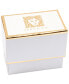 ფოტო #2 პროდუქტის Women's Boxed Gold-Tone Imitation-Pearl & Crystal Crisscross Coil Cuff Bracelet