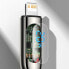 Фото #13 товара Kabel do szybkiego ładowania USB-C Iphone Lightning 20W z wyświetlaczem miernikiem mocy 2m czarny