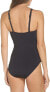 Фото #2 товара Tommy Bahama 266144 Woman Pearl Over The Shoulder One-Piece Swimsuit Size 14