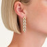 Фото #3 товара Trendy Gold Plated Legacy Drop Earrings JELLG-J891