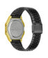 ფოტო #2 პროდუქტის Unisex Ted 80's Black Stainless Steel Bracelet Watch 35.5mm
