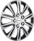 Фото #1 товара Goodyear Laredo, 15 Inch Special ABS-Quality Impact Resistant Double Layer Metallic Painted Hub Caps Black Silver Set of 4