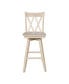 Фото #5 товара Барный стул с двойной спинкой и функцией вращения International Concepts
