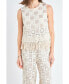 ფოტო #1 პროდუქტის Women's Crocket Patchwork Sleeveless Top