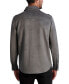 ფოტო #2 პროდუქტის Men's Faux Suede Exposed Zippers Shirt Jacket