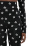 Threadbare Ski base layer top and leggings set in star print