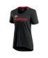 ფოტო #3 პროდუქტის Women's Black Chicago Blackhawks Authentic Pro Locker Room T-shirt