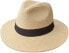 Фото #2 товара Maylisacc Panama Hat Men’s Women’s Summer Fedora Straw Hat Rollable UV Sun Hat