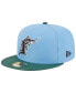 Men's Sky Blue, Cilantro Florida Marlins 2003 World Series Cooperstown Collection 59FIFTY Fitted Hat