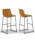 Фото #1 товара Set of 2 Adan Iron Frame Vintage-like Bar Stool