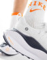 Nike Running Reactx Infinity Run trainers in grey and orange