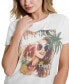 ფოტო #3 პროდუქტის Women's Suntan Cover Graphic Easy T-Shirt