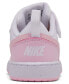 Toddler Girls Court Borough Low Recraft Adjustable Strap Casual Sneakers from Finish Line