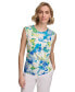 ფოტო #1 პროდუქტის Women's Printed Sleeveless Top