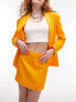 Фото #1 товара Topshop linen blend pelmet skirt in mango