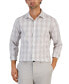 Фото #1 товара Men's Plaid Print Long-Sleeve Button-Up Shirt, Created for Macy's