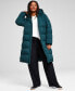 ფოტო #1 პროდუქტის Women's Plus Size Hooded Puffer Coat, Created for Macy's