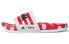 Фото #1 товара Сланцы женские Adidas Adilette бело-красные