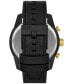 Фото #3 товара Часы Diesel Split Black Leather Strap