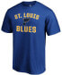 ფოტო #2 პროდუქტის Men's Blue St. Louis Blues Team Victory Arch T-shirt