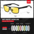 Фото #5 товара DUCO Мужские и женские поляризованные антибликовые очки для ночного вождения HD желтые очки для вождения ночного видения 2217
