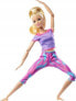 Фото #3 товара Lalka Barbie Mattel Made to Move - Kwiecista gimnastyczka, zielony strój (FTG80/GXF05)