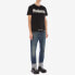 Alexander McQueen 平纹针织短袖T恤 男款 黑色 送礼推荐 / Футболка Alexander McQueen T 622104QPZ570901 XL - фото #3