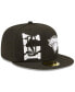 Фото #5 товара Men's Black, White New York Knicks 2022 NBA Draft 59FIFTY Fitted Hat